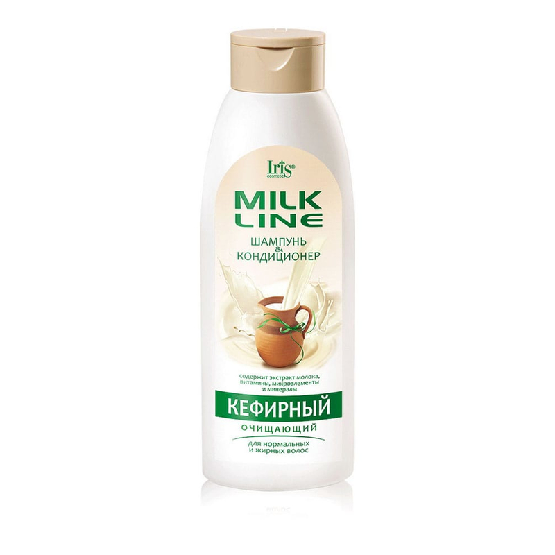 IRIScosmetic Шампунь-кондиционер "Кефирный" очищающий 500 мл