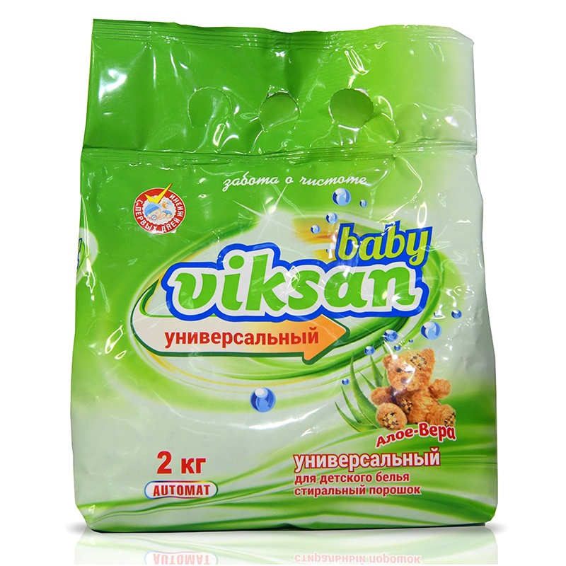 Стиральный порошок Виксан 2кг Автомат Детский Алоэ вера