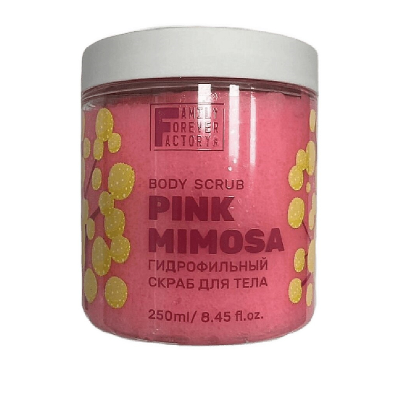 FamiLy Forever Скраб Гидрофильный д/тела Розовый-мимозовый 250мл