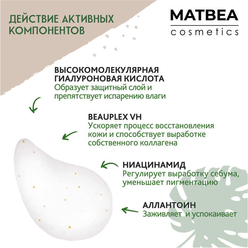 MATBEA cosmetics Сыворотка Витаминная с ниацинамидом 5% 30мл 
