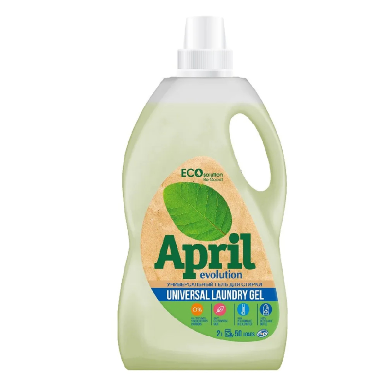 Жидкое Средство д/стирки April Evolution EcoSolution Универсал 2л