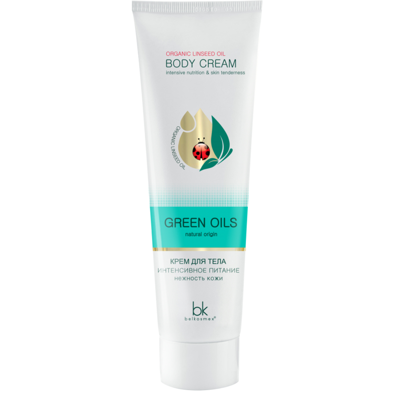 Belkosmex GREEN OILS Крем для тела интенсивное питание нежность кожи 100 г.