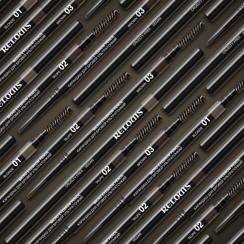 Relouis Карандаш д/бровей Ультратонкий 03 Brown