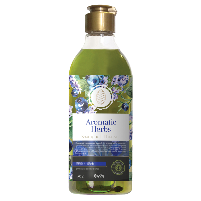 Ромакс Шампунь Aromatic Herbs Лаванда и голубика 400г 