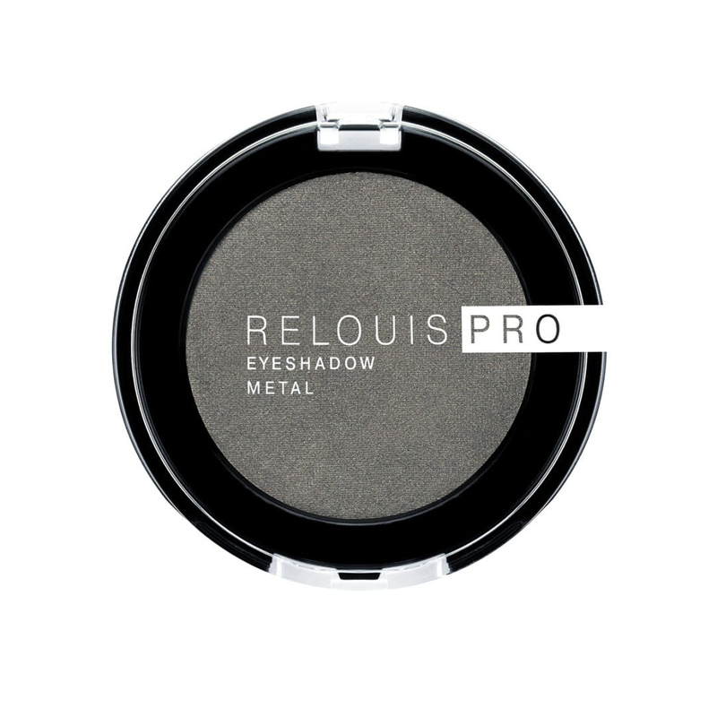 Relouis Тени д/век PRO eyeshadow METAL 55 Anthracite