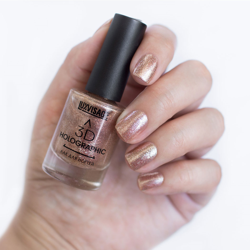 LUX visage Лак д/ногтей 3D Holographic тон 704