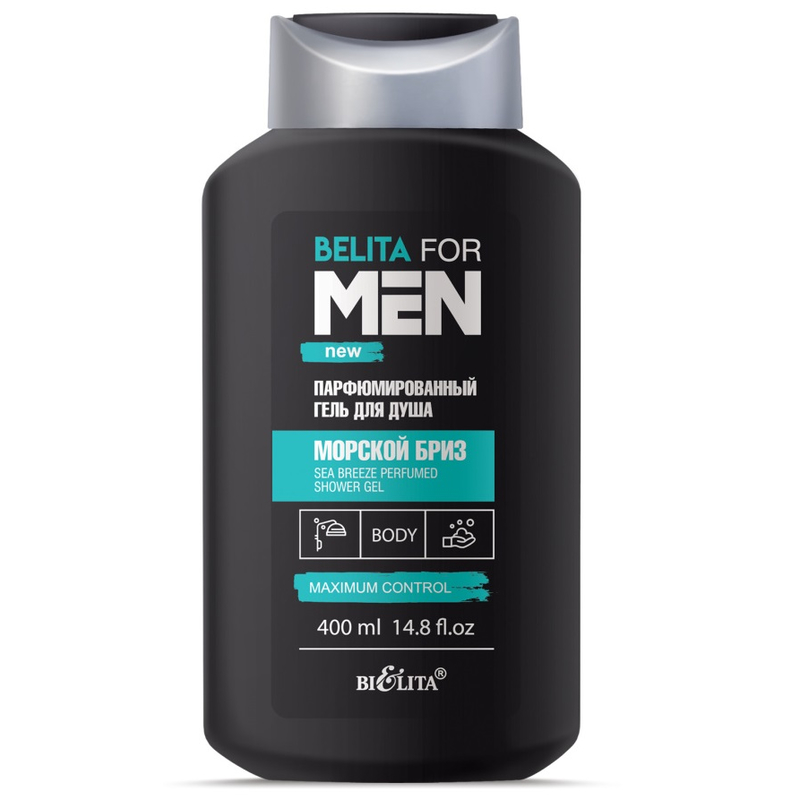 Bielita For Men Гель для душа Парфюмированный Морской бриз 400мл 