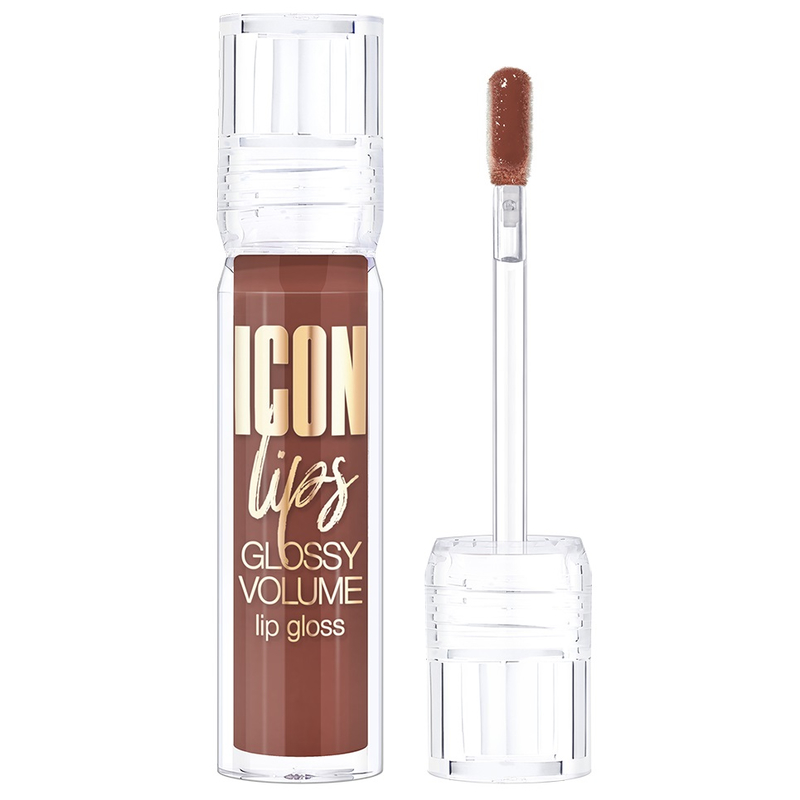 LUX visage Блеск д/губ с эффектом объема ICON lips glossy volume 511 Dark Chocolate