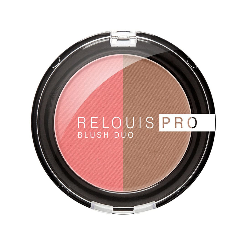 *Relouis Румяна компактные PRO Blush Duo тон 204