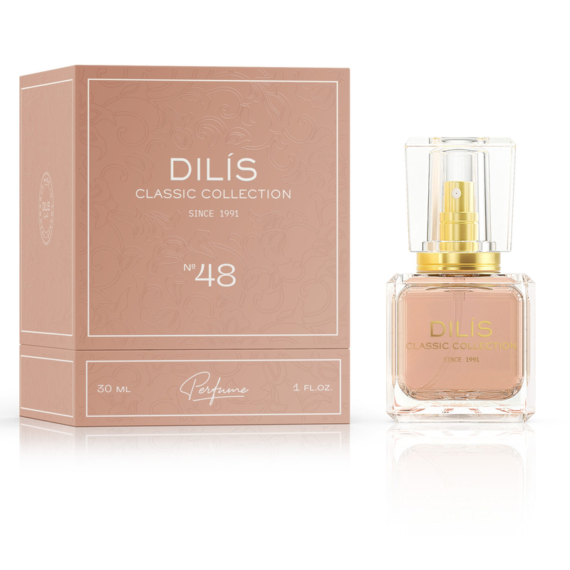 Dilis Духи экстра жен Classic №48 CAROLINA HERRERA 212 VIP Rose 30мл