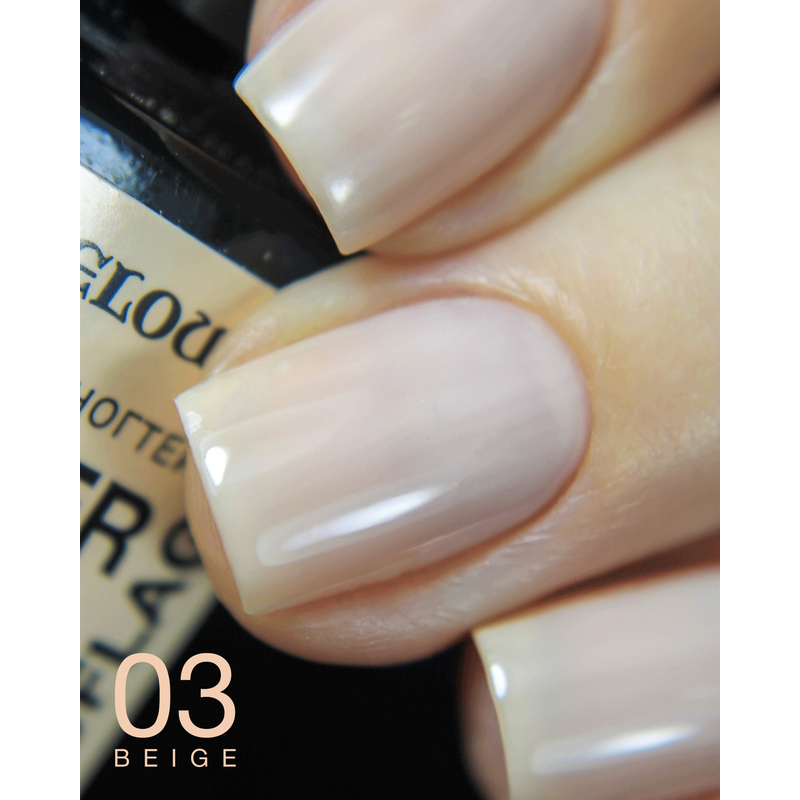 Relouis Лак д/ногтей Super Gel Camouflage тон 03 beige
