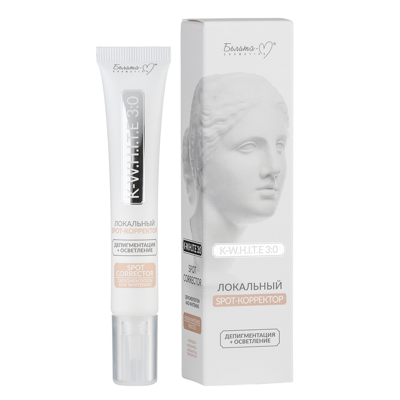 Белита-М K-W.H.I.T.E Локальный spot-корректор ДЕПИГМЕНТАЦИЯ + ОСВЕТЛЕНИЕ 20мл