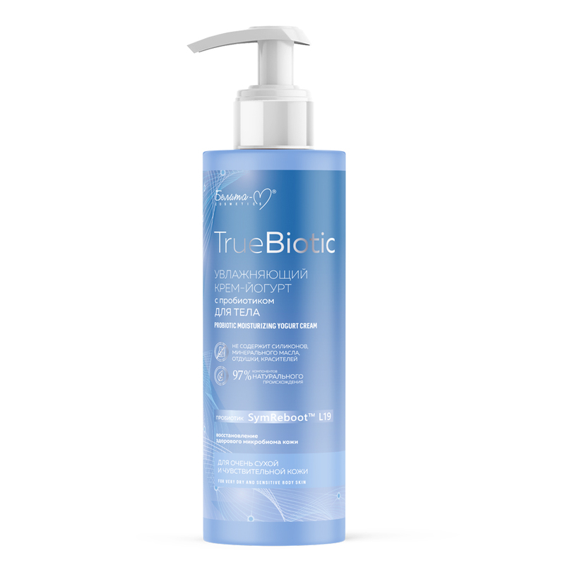 Белита-М TrueBiotic Увлажняющий крем-йогурт с пробиотиком для тела для очень сух и чувст кожи 190 