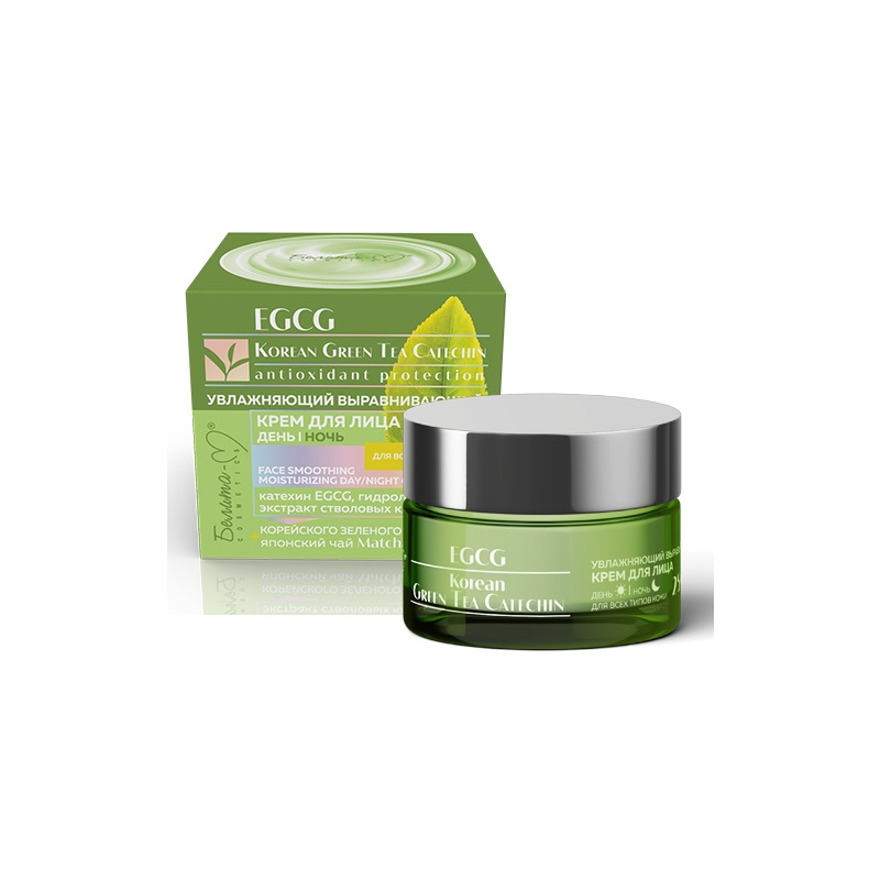 Белита-М EGCG Korean Green Tea Catechin Крем д/лица День/Ночь 25+ Увл 50г