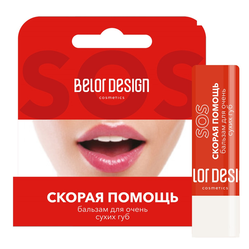 Belor Design Бальзам д/губ Скорая Помощь д/Очень Сухих губ 4г