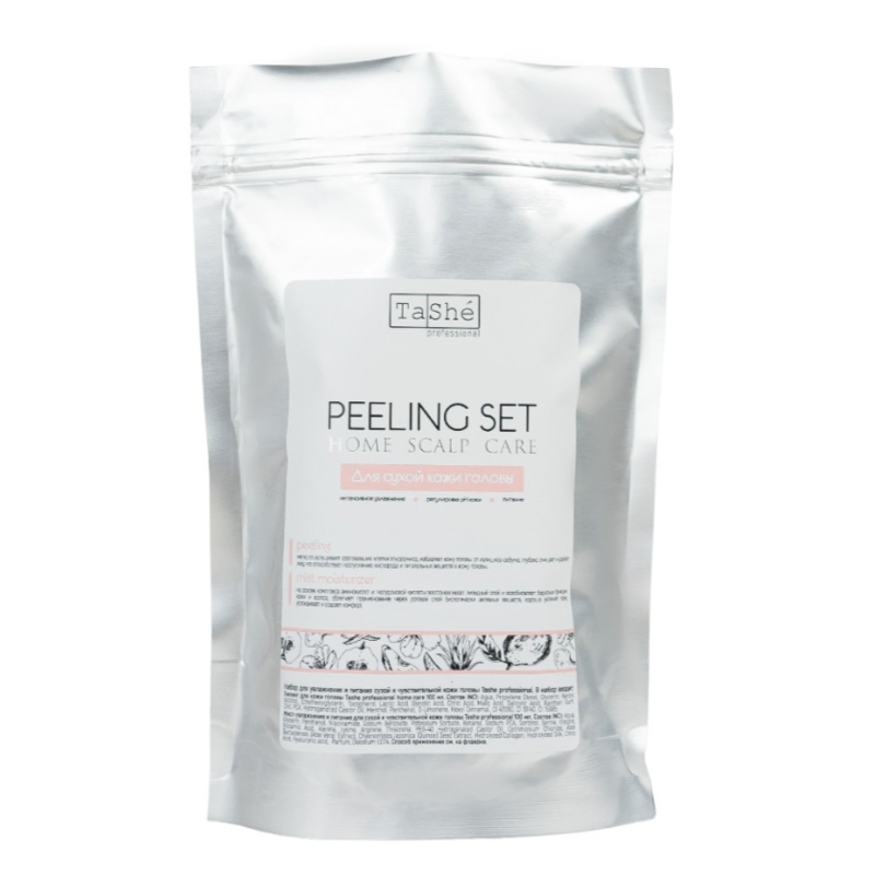 Tashe professional Набор д/увлажнения и питания сухой/чувств кожи головы 100/100мл (пилинг+мист)