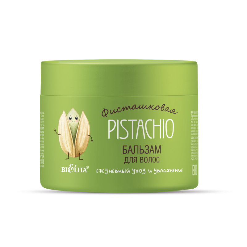 Bielita Фисташковая Бальзам д/волос Ежедневный уход и увлажнение 300мл 