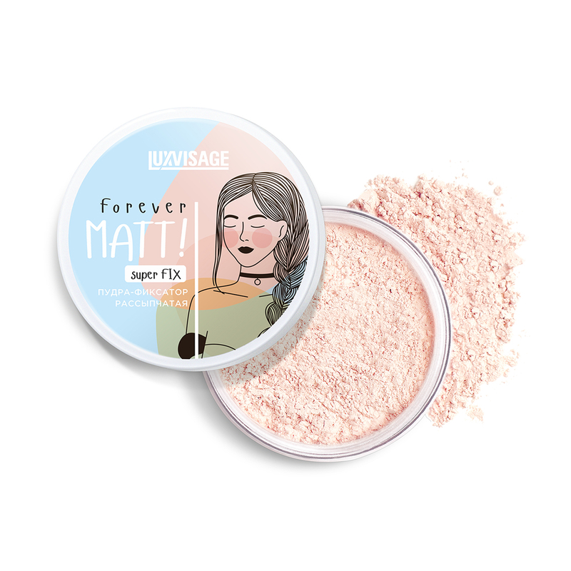 LUX visage Пудра-фиксатор рассыпчатая Forever MATT! super FIX