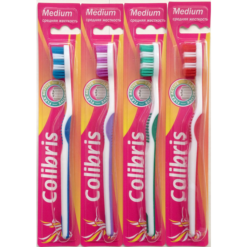 *Браш Мастер щетка Зубная Арт 0912 Colibris Medium