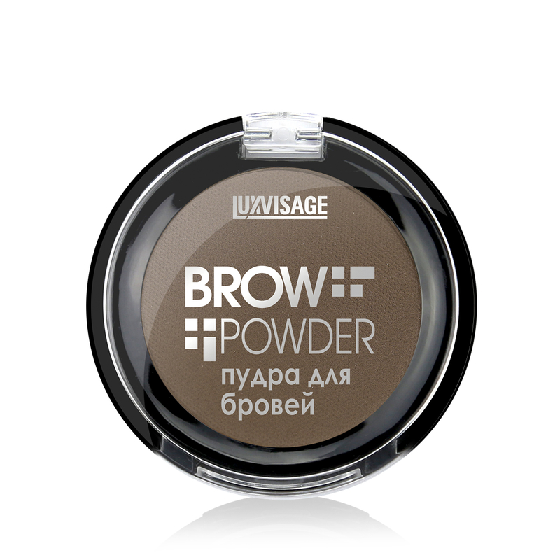 *LUX visage Пудра д/бровей Brow powder 03 Grey brown