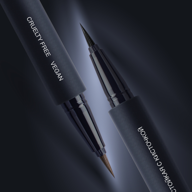 Relouis Подводка-Фломастер д/глаз Водостойкая с кисточкой тон 02 brown