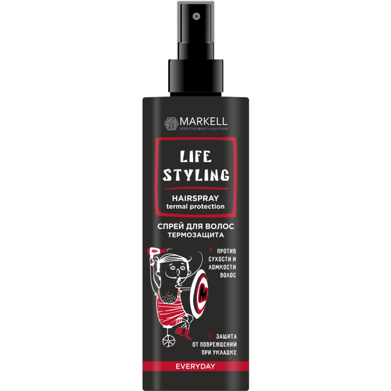 Маркелл PROFESSIONAL Cпрей-Термозащита для волос 195мл