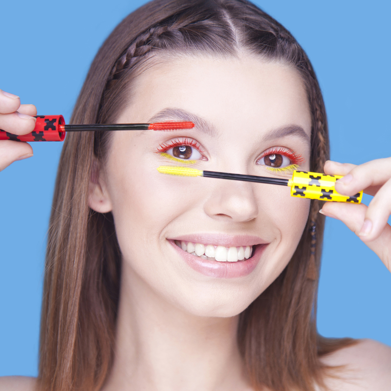 Belor Design Тушь BAD DOLL цветная объемная, красная