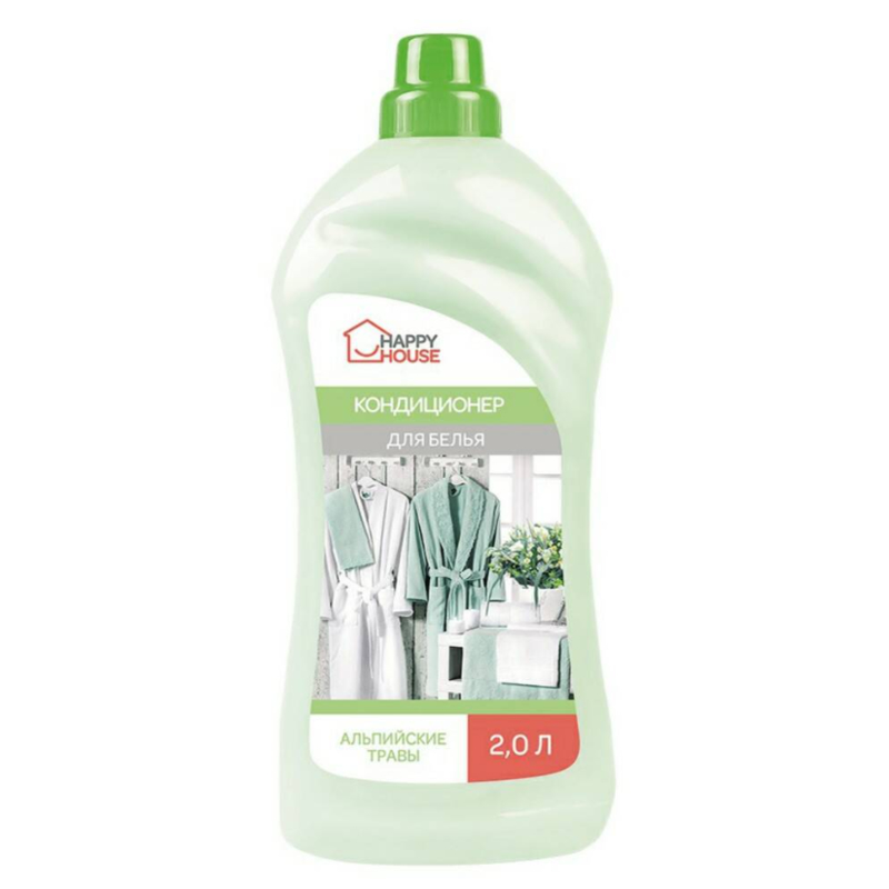 Ромакс Happy House Кондиционер для белья Альпийские травы 2л