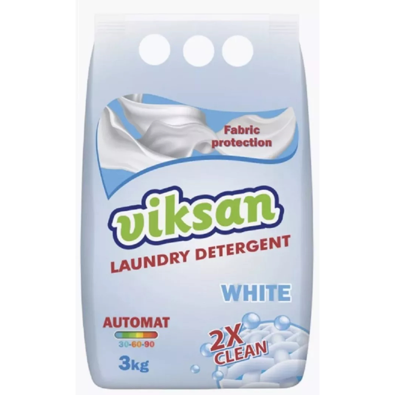 Стиральный порошок автомат VIKSAN new WHITE, 3 кг
