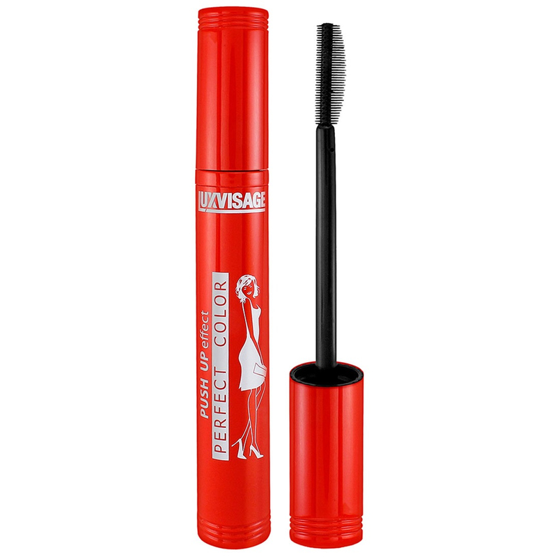 LUX visage Тушь Perfect Color PUSH UP effect 9г (Красный флакон)