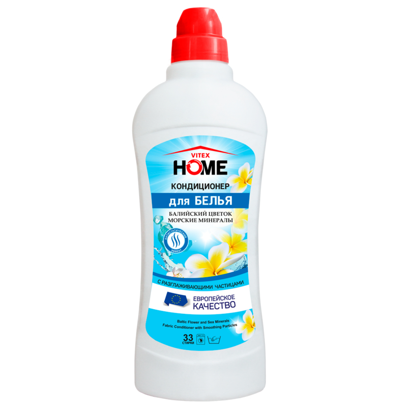 Biтэкс HOME Кондиционер д/белья с разглаж.частицами Балийский цветок и морские минералы 1л