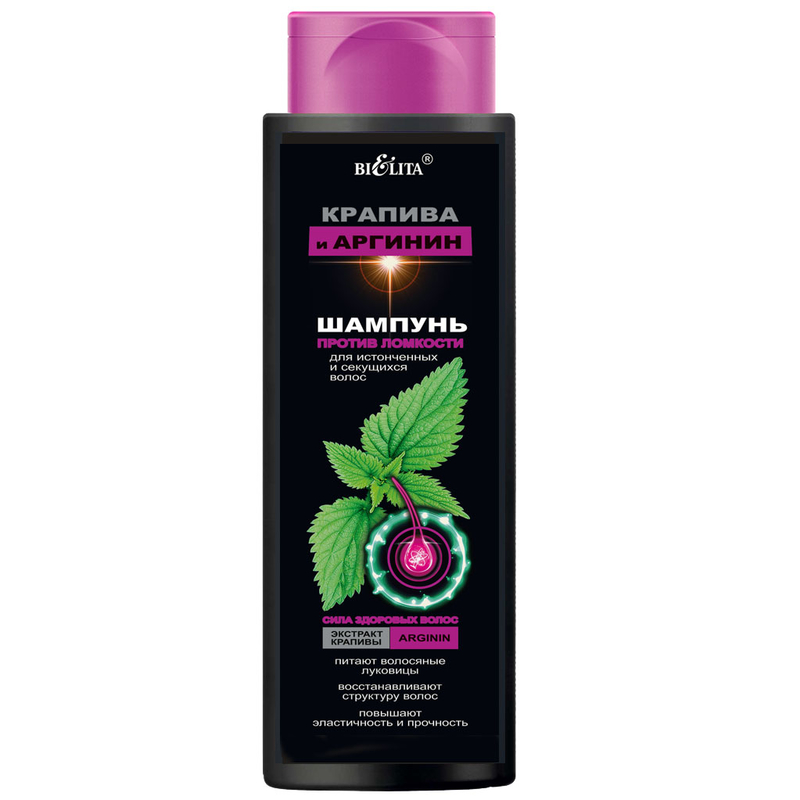 Bielita Крапива Аргинин Шампунь пр/ломкости д/истонч/сек 400мл