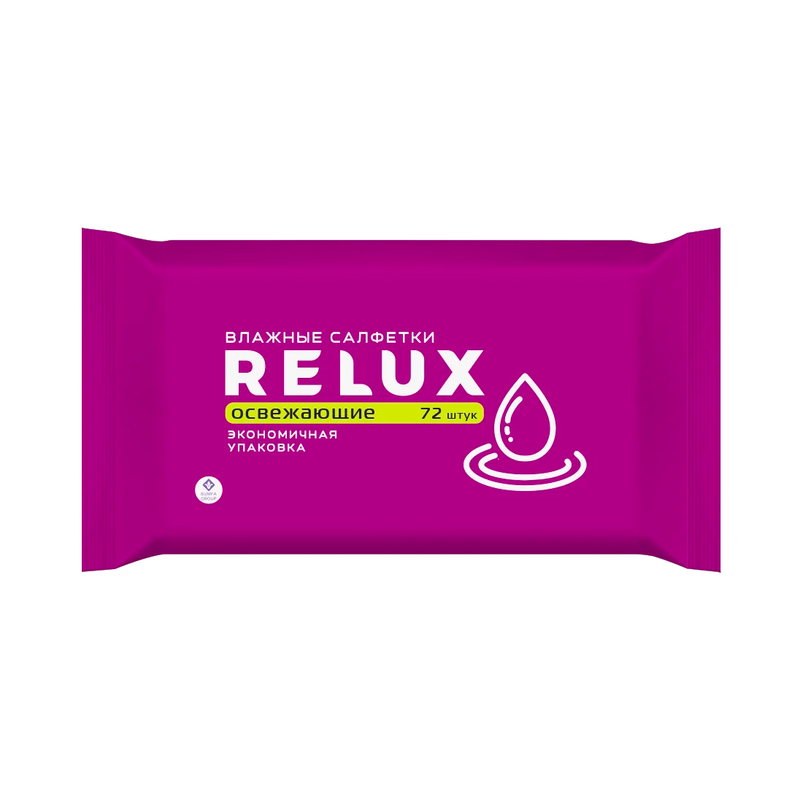 БУМФА ГРУПП RELUX Салфетки влажные освежающие 72 шт