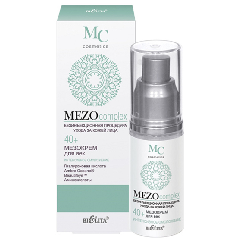 Bielita MEZOcomplex 40+ Мезокрем д/век интенсивное омоложение 30мл