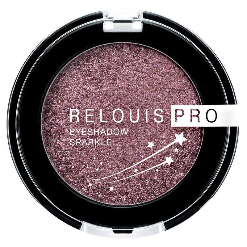 Relouis Тени для век PRO Eyeshadow Sparkle тон 07 purple smoky