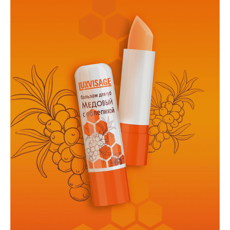 LUX visage Бальзам д/губ Медовый с Облепихой
