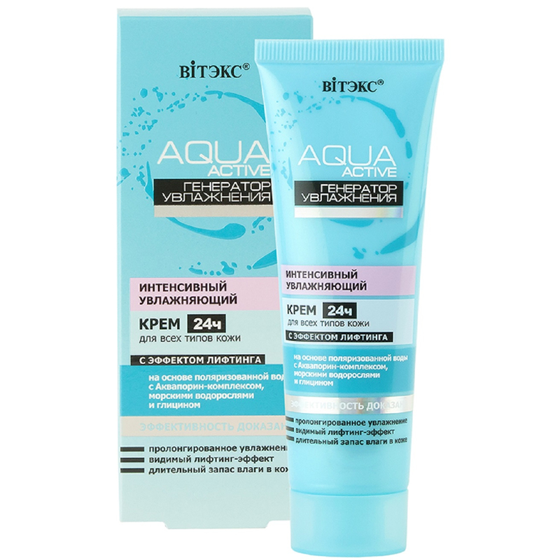 Biтэкс Аква Актив Крем 24ч интенс/Увл д/всех 50мл