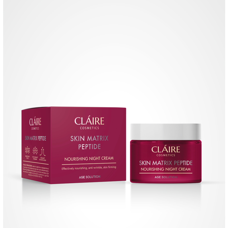 CLAIRE SKIN MATRIX PEPTIDE Крем Ночной для лица Питательный 50мл
