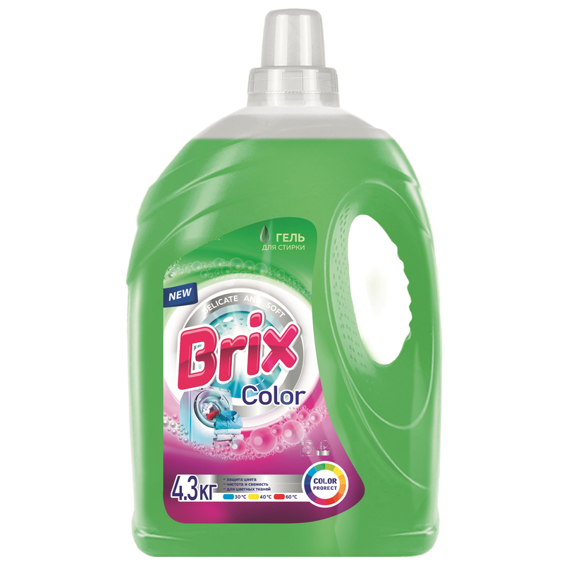 Ромакс Гель для стирки белья 4,3кг BRIX Color 