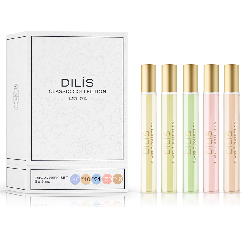 Dilis Парфюмерный набор Classic Collection (№16, №19, №21, №30, №46) 5*9мл