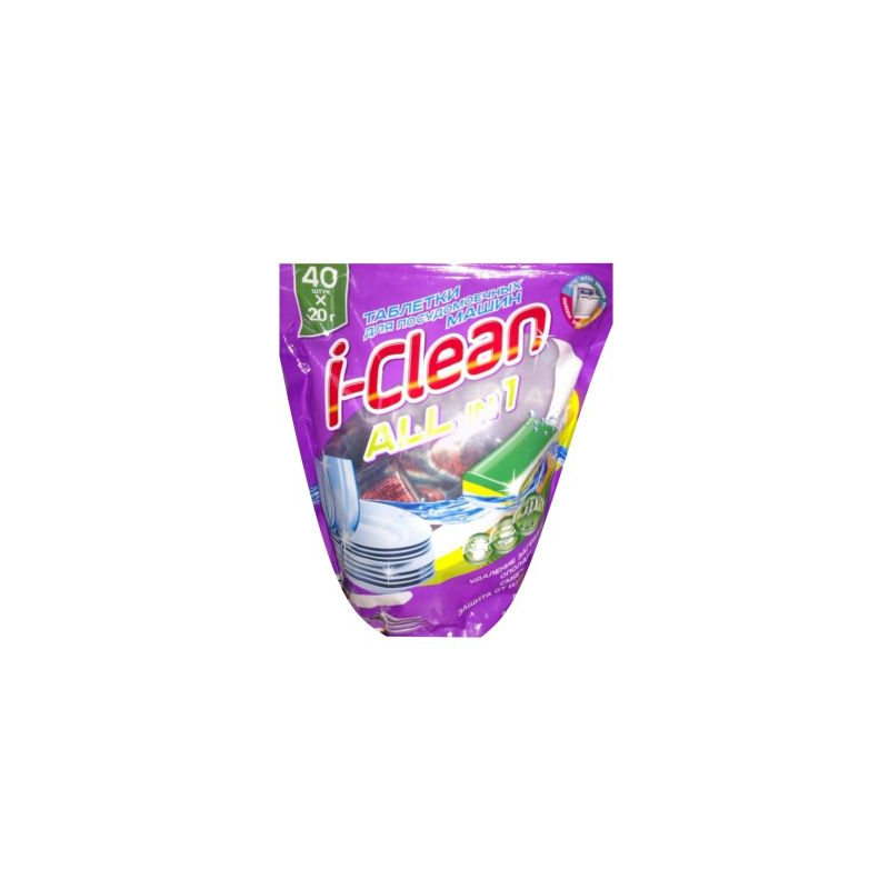 Ромакс I-CLEAN Таблетки д/посудомоечных машин All in 1 40шт