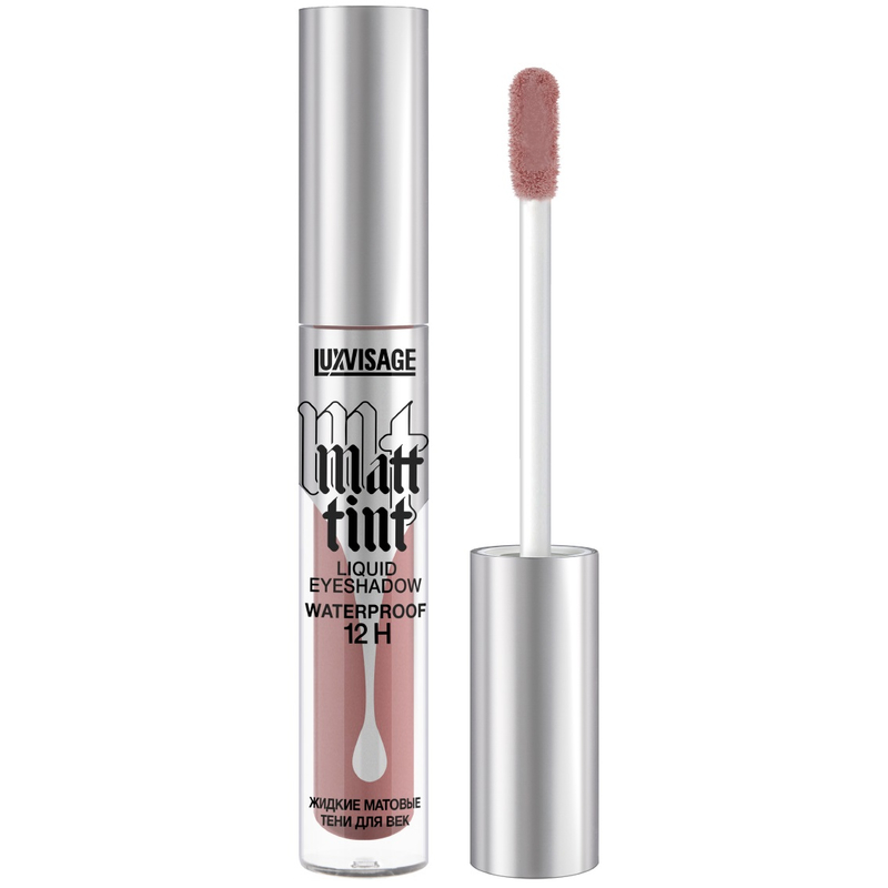 LUX visage Тени жидкие матовые Matt tint waterproof 12H 106 Dusty Mauve