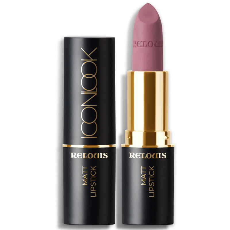 Relouis Помада губная матовая Icon Look, тон:02, Sexy Stranger