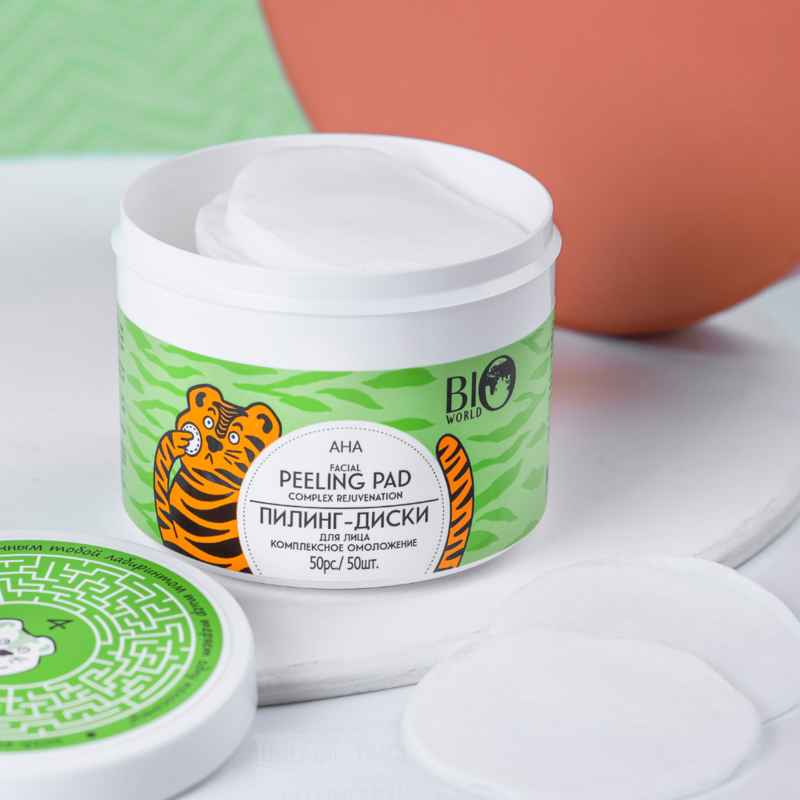 BIO WORLD Secret Life Luxury Therapy Пилинг-диски д/лица Компл омоложение 50шт
