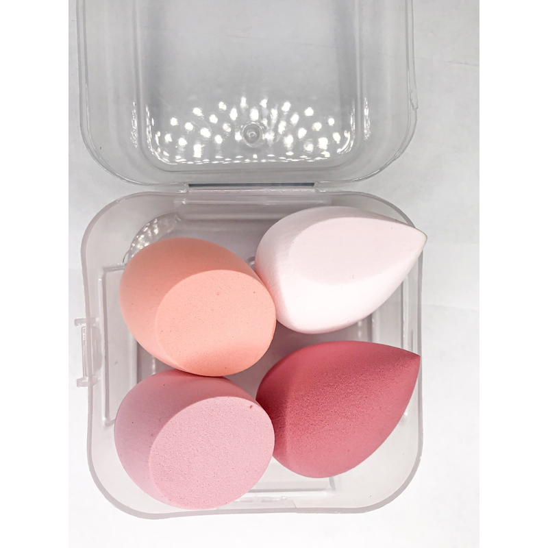 Китай Спонжи в футляре 4шт Розовые
