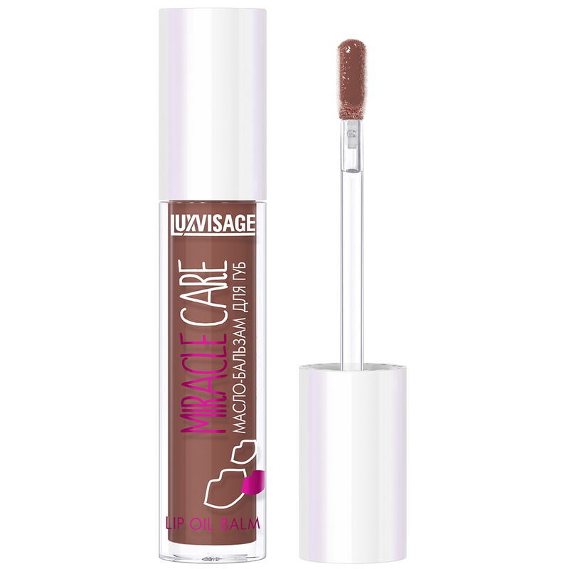 LUX visage Масло-бальзам для губ MIRACLE CARE 107  Double chocolate