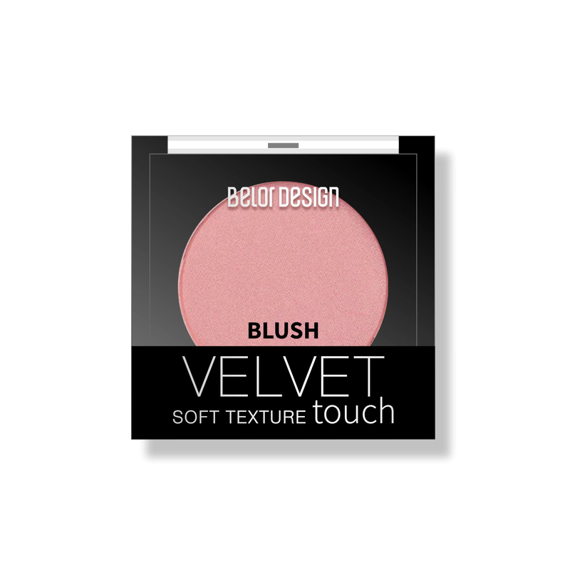 Belor Design Румяна VELVET TOUCH 102 Розово-персиковый
