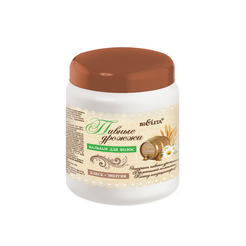 Bielita Бальзам д/волос Пивные дрожжи 450мл