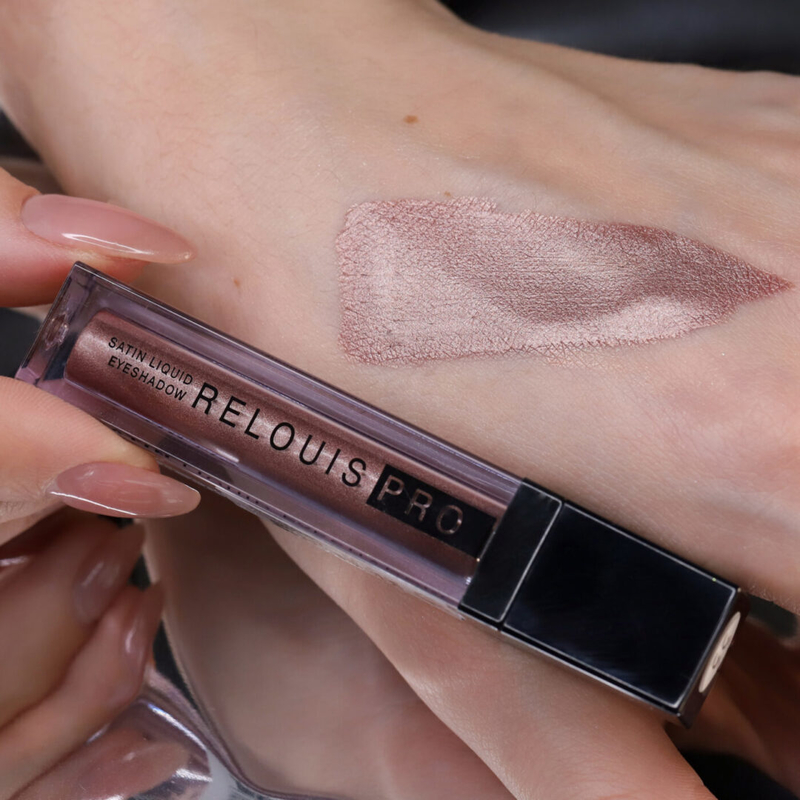 Relouis Тени д/век жидкие сатиновые PRO Satin Liquid Eyeshadow тон 22 Bronze N'Roses