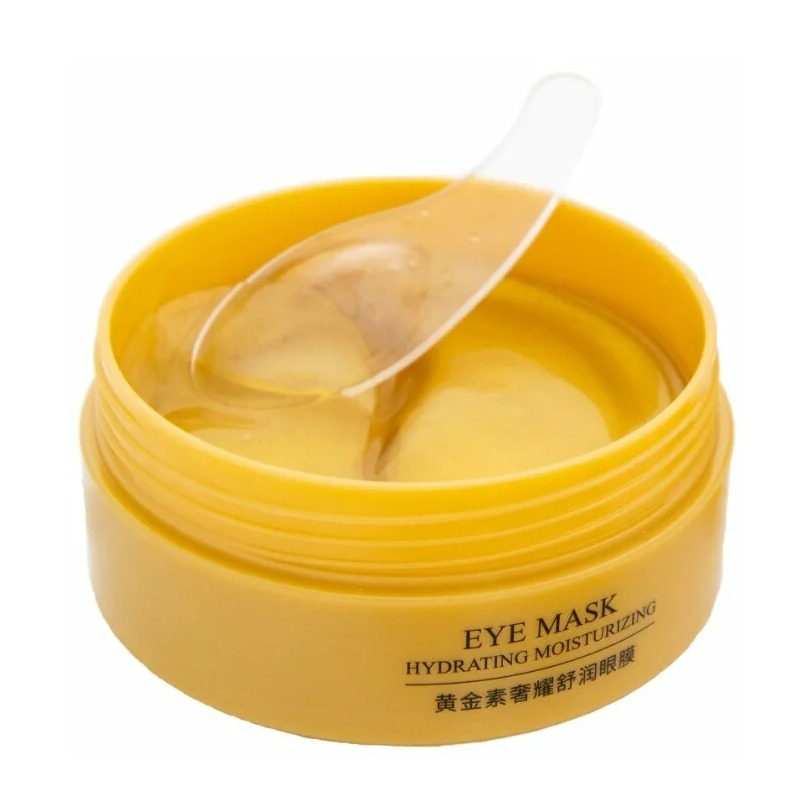 BIOAQUA MOISTURIZING Eye Mask Гидрогелевые патчи под глаза с коллоидным золотом 80г/60шт